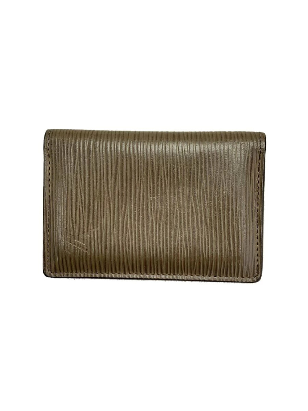 LOUIS VUITTON Organizer de Poche Epi Black Leather Khaki